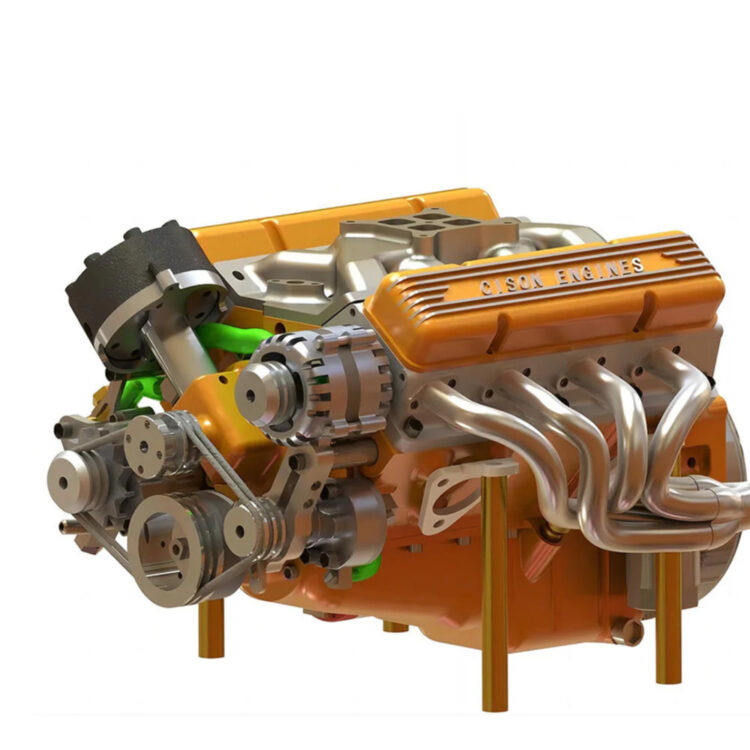 V8 Engine Small-Block OHV 44ccm