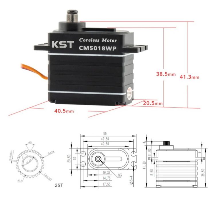 CM5018WP V6.0 50kgf.cm@8.4 Volt IP68 - Image 4