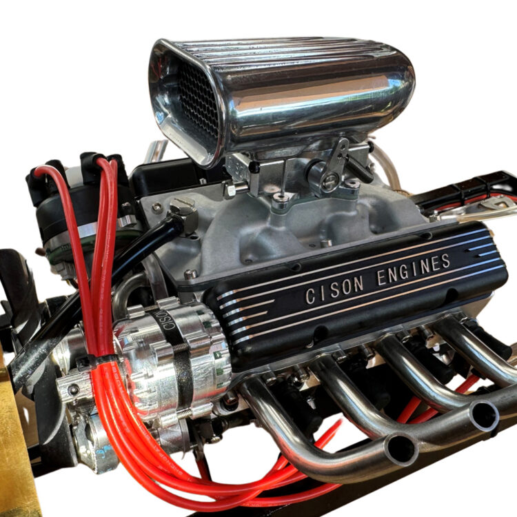 Hilborn Style Luftfilter designt für den CISON V8 Motor – Bild 5