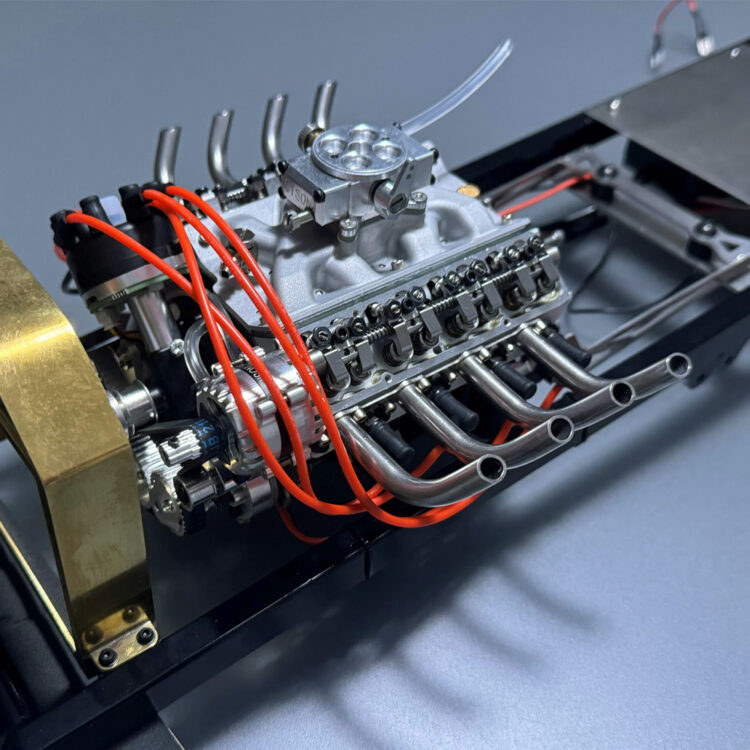 Drag Pipe Auspuff - designed für den CISON V8 Motor – Bild 4